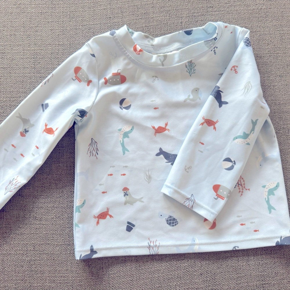 Boys swim shirt 3-6 months